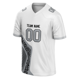 Custom Team Design White & Gray Colors Design Sports Football Jersey FT00LVR040203