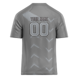 Custom Team Design Gray & Silver Colors Design Sports Football Jersey FT00LVR050304