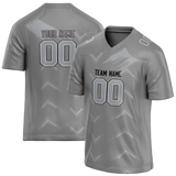 Custom Team Design Gray & Silver Colors Design Sports Football Jersey FT00LVR050304