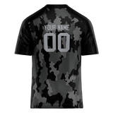 Custom Team Design Black & Gray Colors Design Sports Football Jersey FT00LVR060103