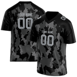 Custom Team Design Black & Gray Colors Design Sports Football Jersey FT00LVR060103