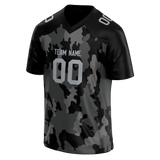 Custom Team Design Black & Gray Colors Design Sports Football Jersey FT00LVR060103