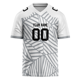 Custom Team Design White & Gray Colors Design Sports Football Jersey FT00LVR080203