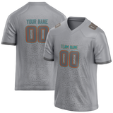 Custom Team Design Silver & Gray Colors Design Sports Football Jersey