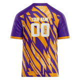 Custom Team Design Purple & Gold Colors Design Sports Football Jersey FT00MV082313