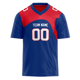 Custom Team Design Blue & Red Colors Design Sports Football Jersey FT00NEP042009