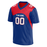 Custom Team Design Blue & Red Colors Design Sports Football Jersey FT00NEP042009