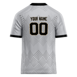 Custom Team Design Silver & Gray Colors Design Sports Football Jersey FT00NOS070403