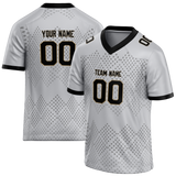 Custom Team Design Silver & Gray Colors Design Sports Football Jersey FT00NOS070403