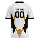 Custom Team Design White & Black Colors Design Sports Football Jersey FT00NOS100201