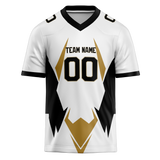 Custom Team Design White & Black Colors Design Sports Football Jersey FT00NOS100201