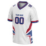 Custom Team Design White & Red Colors Design Sports Football Jersey FT00NYG030209