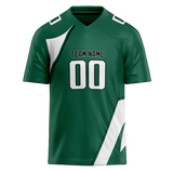 Custom Team Design Kelly Green & White Colors Design Sports Football Jersey FT00NYJ011502