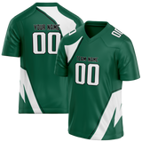 Custom Team Design Kelly Green & White Colors Design Sports Football Jersey FT00NYJ011502