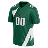 Custom Team Design Kelly Green & White Colors Design Sports Football Jersey FT00NYJ011502