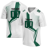 Custom Team Design White & Kelly Green Colors Design Sports Football Jersey FT00NYJ020215