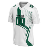 Custom Team Design White & Kelly Green Colors Design Sports Football Jersey FT00NYJ020215