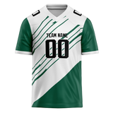 Custom Team Design White & Kelly Green Colors Design Sports Football Jersey FT00NYJ060215