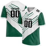 Custom Team Design White & Kelly Green Colors Design Sports Football Jersey FT00NYJ060215