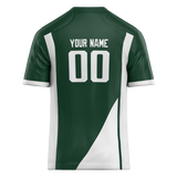 Custom Team Design Kelly Green & White Colors Design Sports Football Jersey FT00NYJ081502