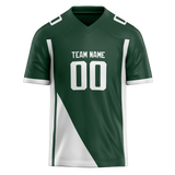 Custom Team Design Kelly Green & White Colors Design Sports Football Jersey FT00NYJ081502