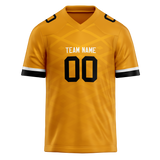 Custom Team Design Light Orange & Yellow Colors Design Sports Football Jersey FT00PS041112
