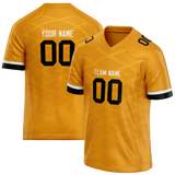 Custom Team Design Light Orange & Yellow Colors Design Sports Football Jersey