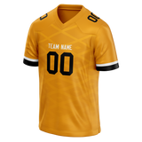 Custom Team Design Light Orange & Yellow Colors Design Sports Football Jersey FT00PS041112