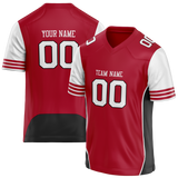 Custom Team Design Red & Black Colors Design Sports Football Jersey