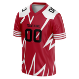 Custom Team Design Red & White Colors Design Sports Football Jersey FT00SF4040902