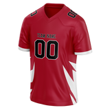 Custom Team Design Red & White Colors Design Sports Football Jersey FT00SF4070902