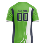 Custom Team Design Green & White Colors Design Sports Football Jersey FT00SS091402