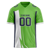 Custom Team Design Green & White Colors Design Sports Football Jersey FT00SS091402