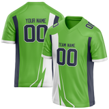 Custom Team Design Green & White Colors Design Sports Football Jersey FT00SS091402