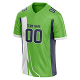 Custom Team Design Green & White Colors Design Sports Football Jersey FT00SS091402