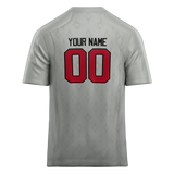 Custom Team Design Silver & Gray Colors Design Sports Football Jersey FT00TBB040403