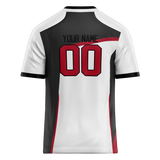 Custom Team Design White & Gray Colors Design Sports Football Jersey FT00TBB050203