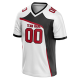 Custom Team Design White & Gray Colors Design Sports Football Jersey FT00TBB050203