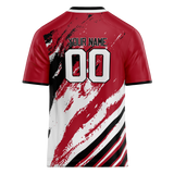 Custom Team Design Maroon & White Colors Design Sports Football Jersey FT00TBB100802