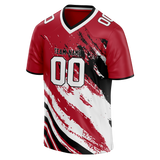 Custom Team Design Maroon & White Colors Design Sports Football Jersey FT00TBB100802