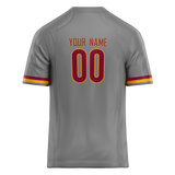 Custom Team Design Gray & Silver Colors Design Sports Football Jersey FT00WC040304