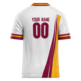 Custom Team Design White & Maroon Colors Design Sports Football Jersey FT00WC100208