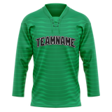 Custom Team Design Green & Kelly Green Colors Design Sports Hockey Jersey HK00FP061415