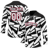 Custom Team Design Black & White Colors Design Sports Hockey Jersey